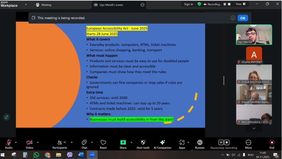 Conferințele Accesibilității: „Nevoi specifice, obiective comune. Înțelegerea experiențelor persoanelor cu dizabilități în învățământul superior”